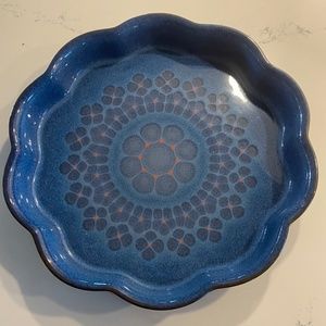 Denby "Midnight" Flan / Quiche Dish 10"